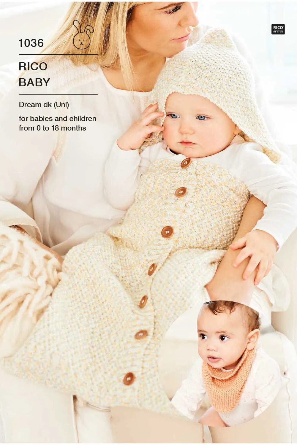 1036 Baby Sleeping Bag and Dribble Bib Pattern Pamphlet