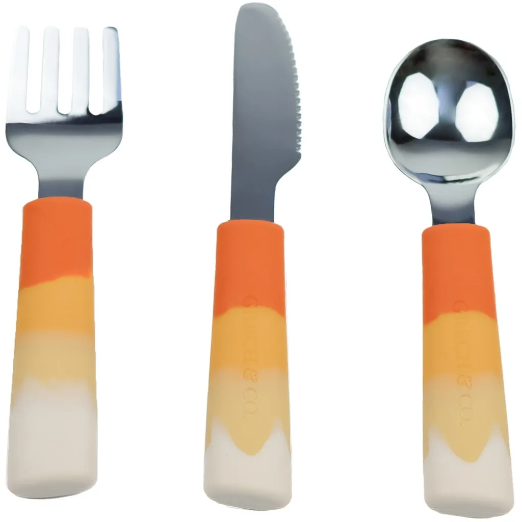 3 Piece Cutlery Set | Color Splash Collection - Sienna Ombre