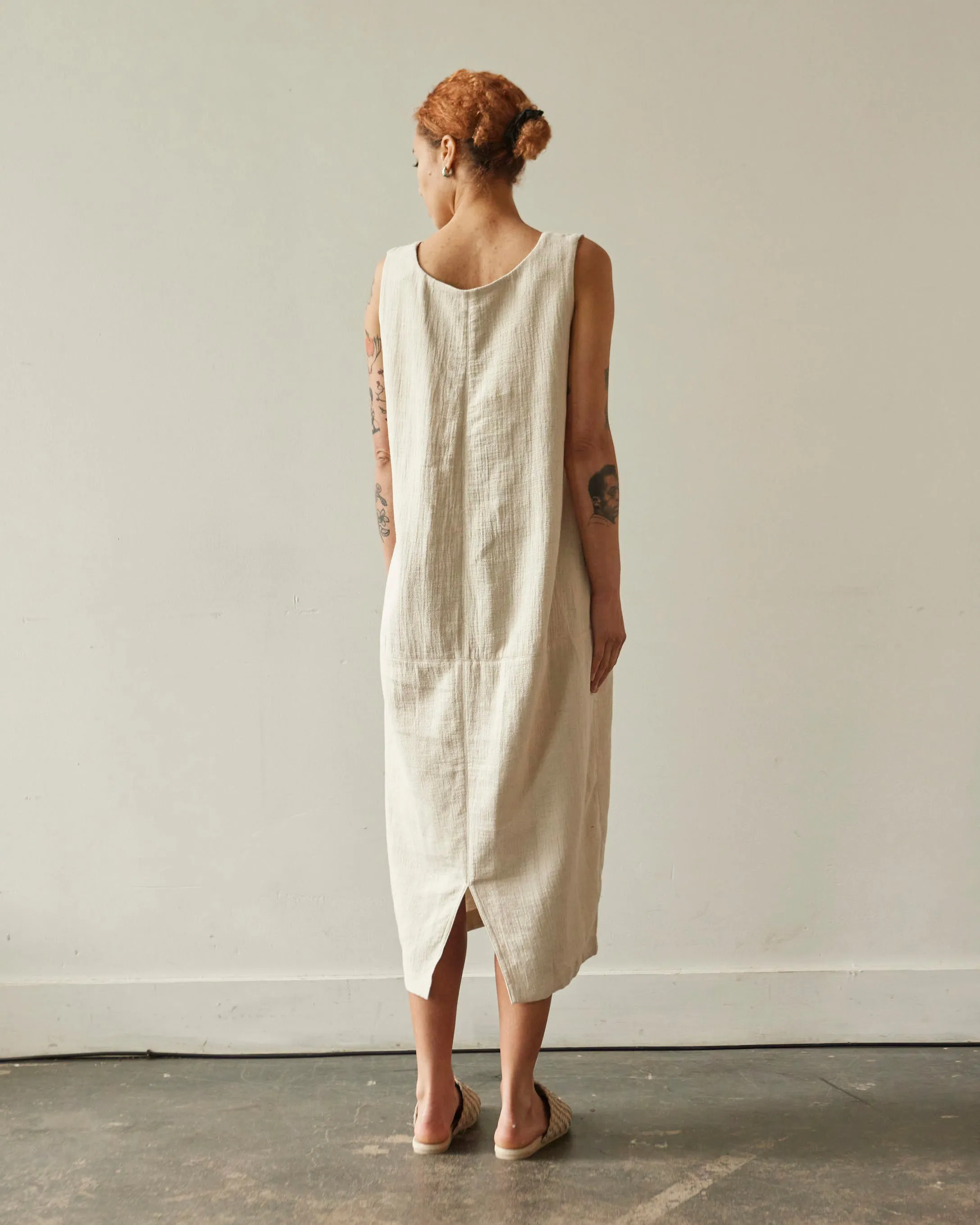 7115 Cocoon Tent Dress, Oatmeal