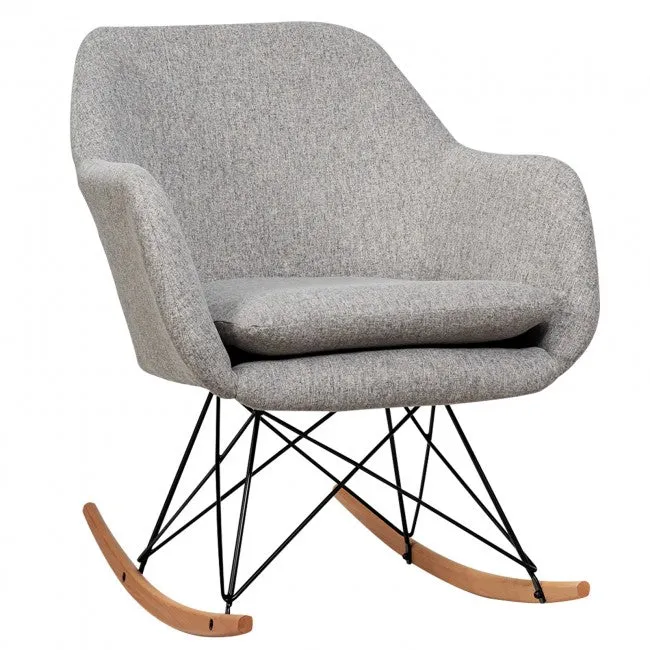 Accent Rocking Chair - Grey