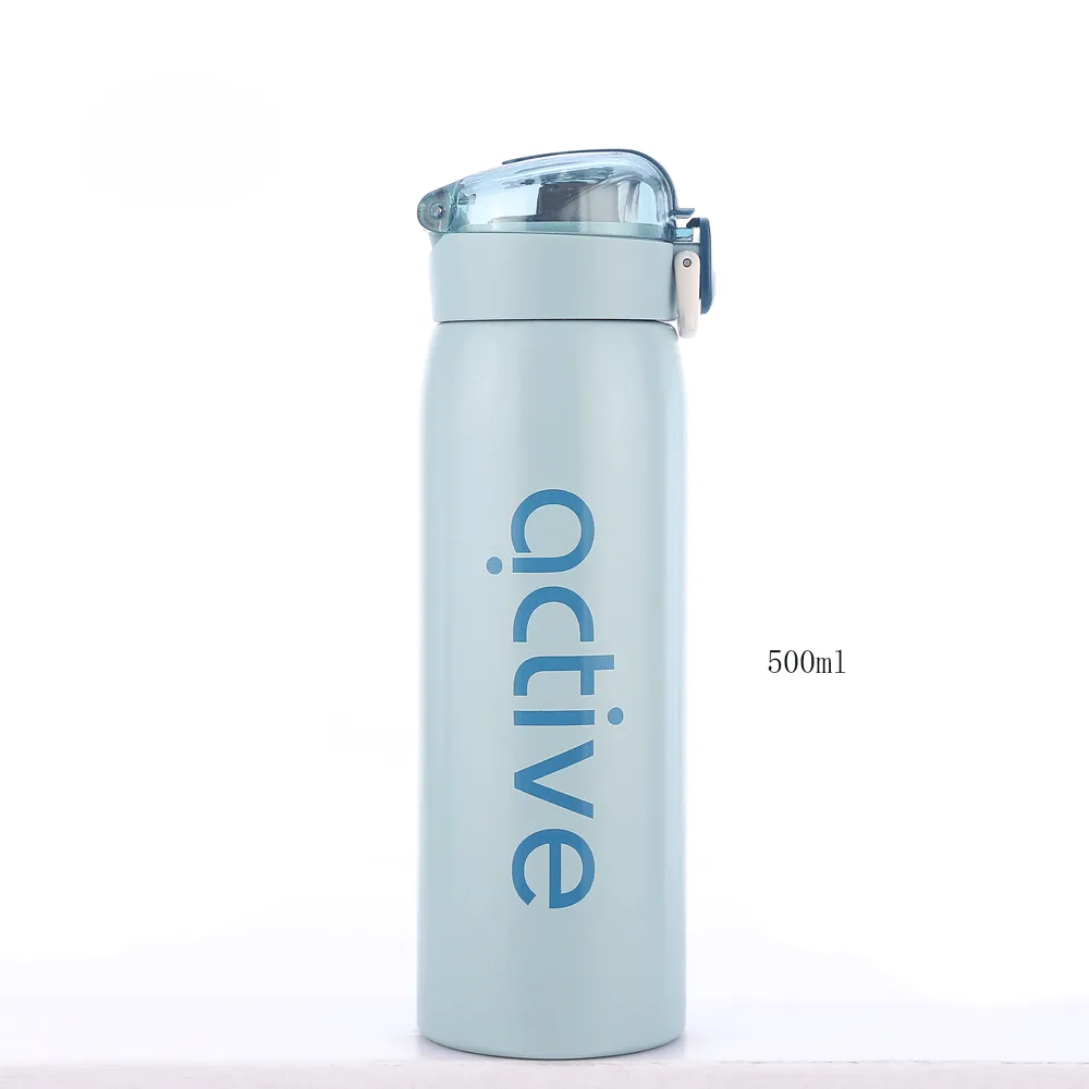 Active Printed  Steel Water Bottle.(550ML)