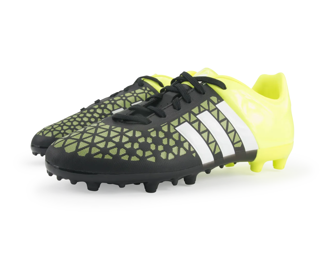 adidas Kids ACE 15.3 FG/AG Black/Night Metallic/Solar Yellow