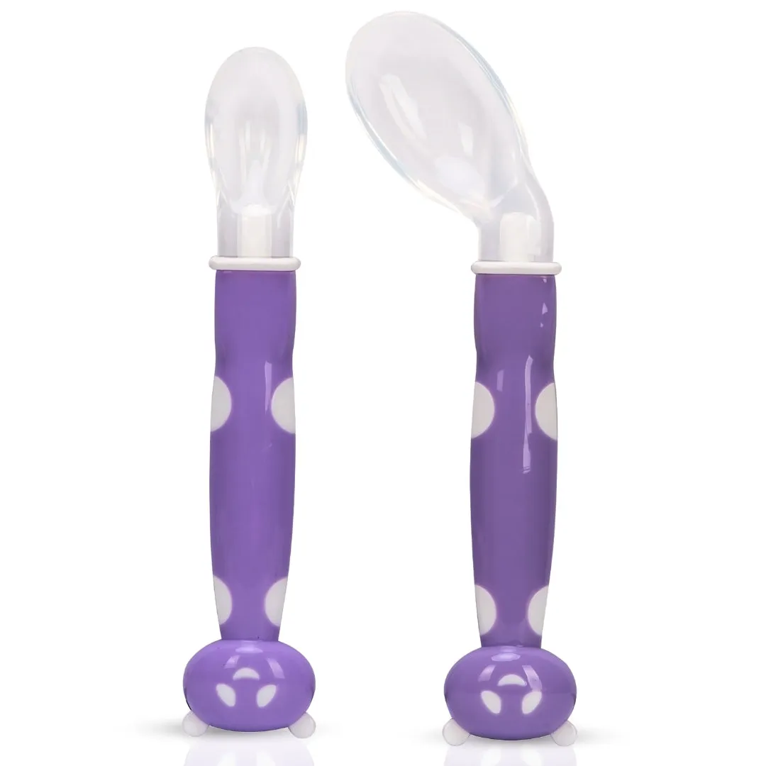 ADORE Flexi Silicone Feeding Spoon Set- Pack of 2