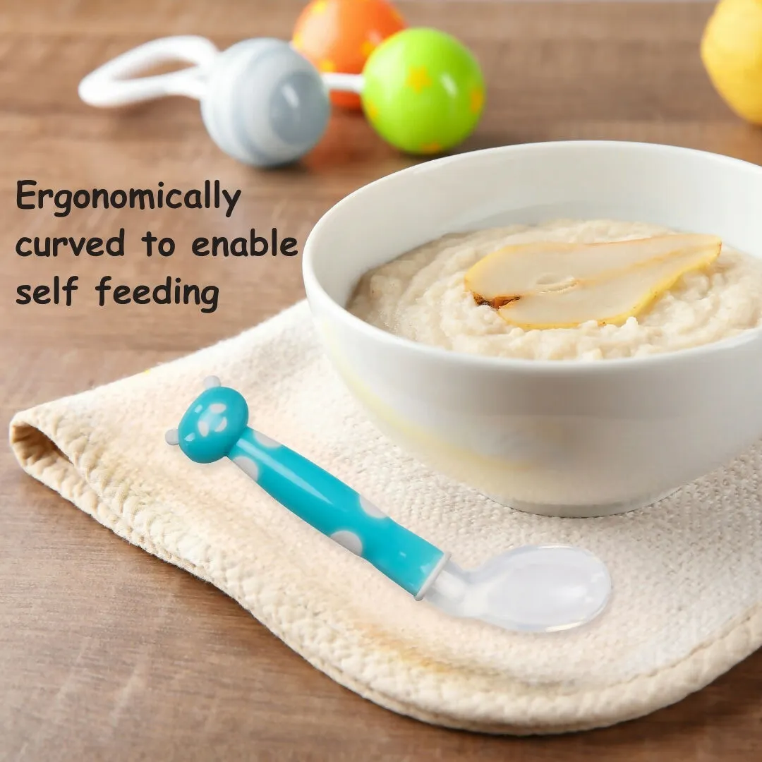 ADORE Flexi Silicone Feeding Spoon Set- Pack of 2