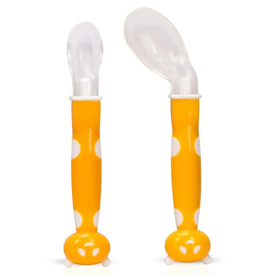 ADORE Flexi Silicone Feeding Spoon Set- Pack of 2