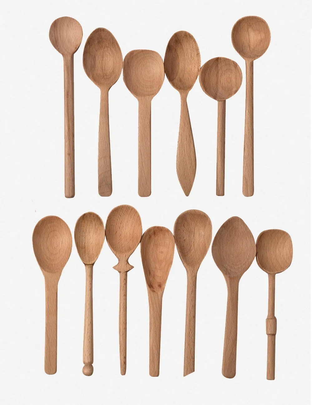 Baker's Dozen Assorted Wood Spoons