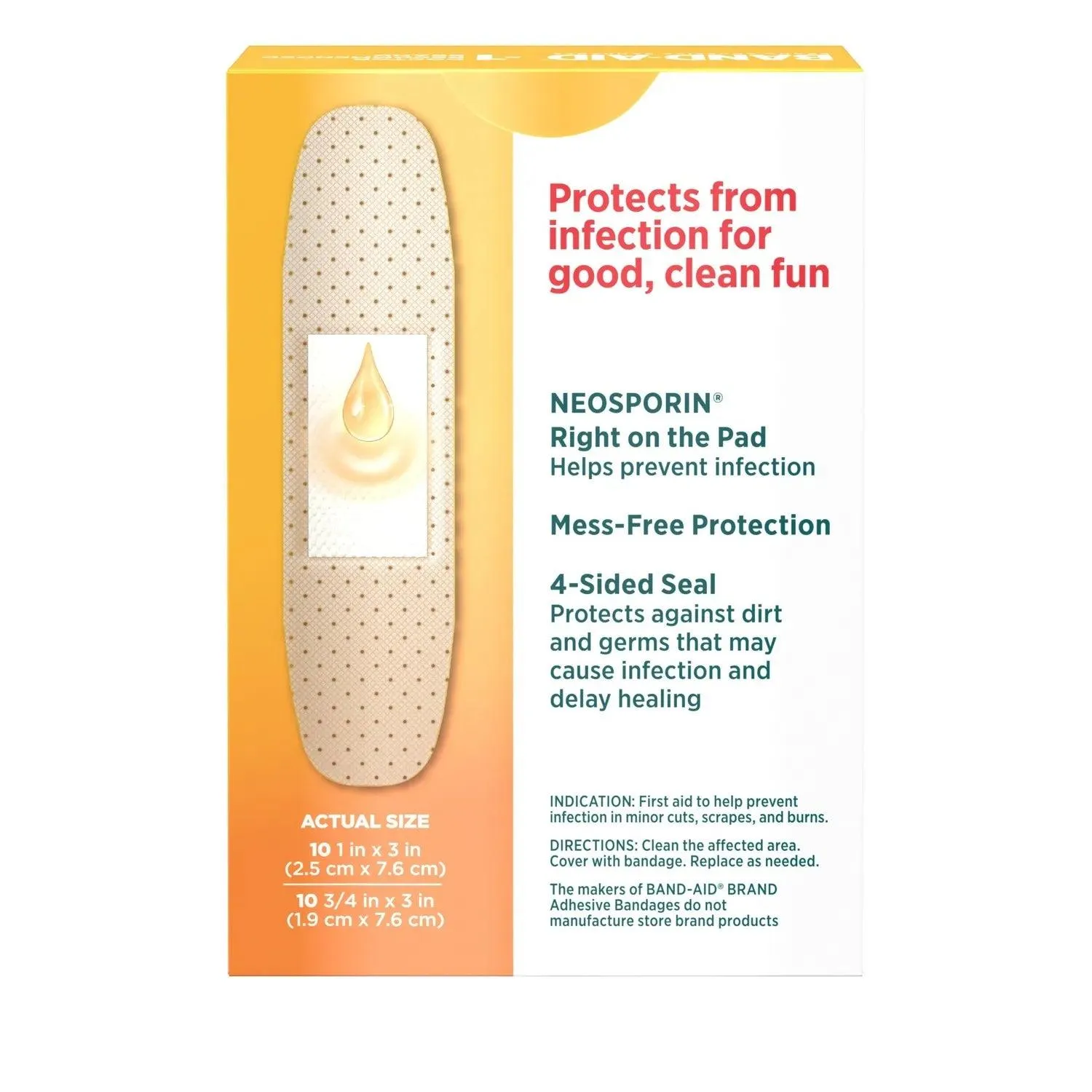 BAND-AID Plus Neosporin Bandages Assorted Sizes 20 Each