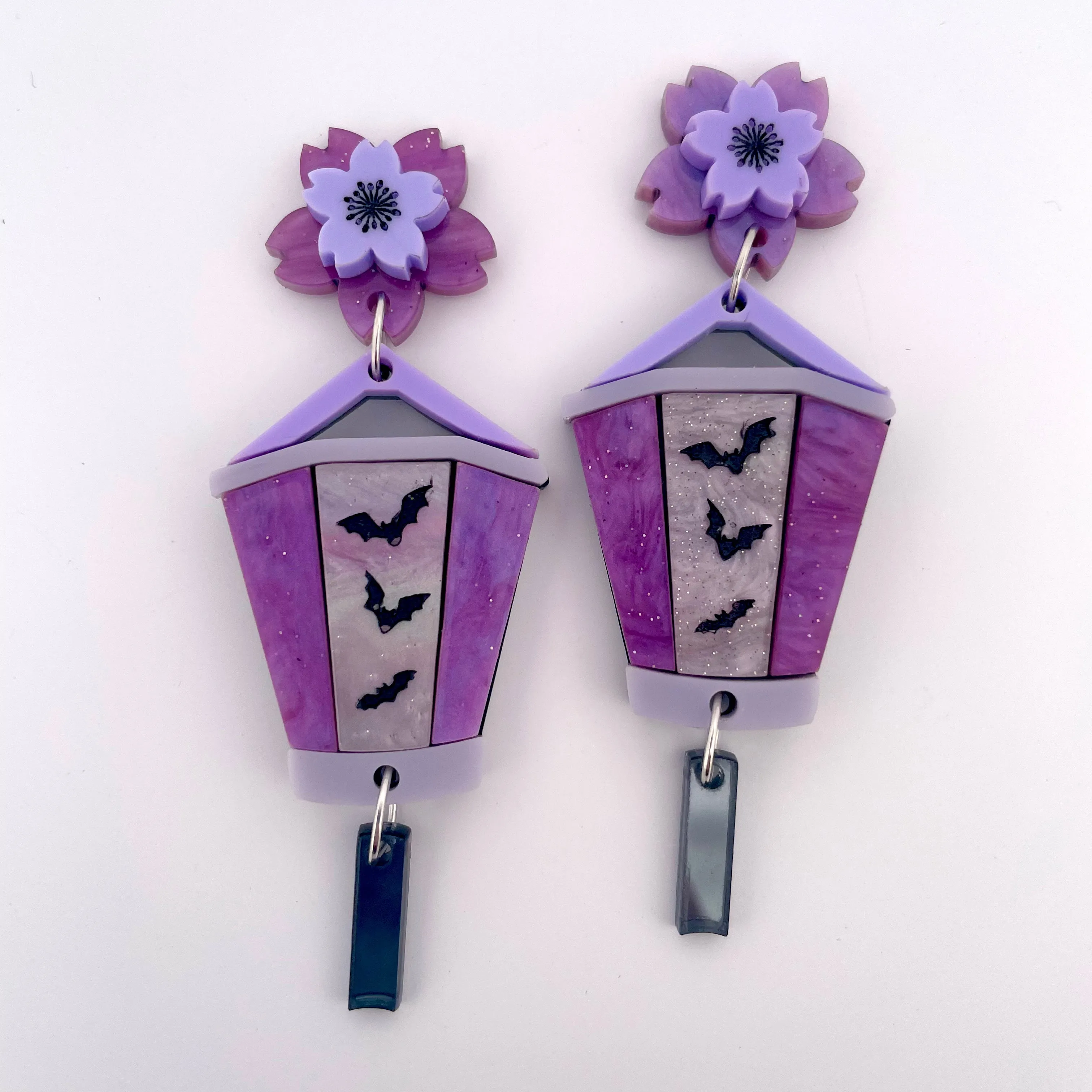 Bat 🦇 Lantern - Earrings - Set of 2