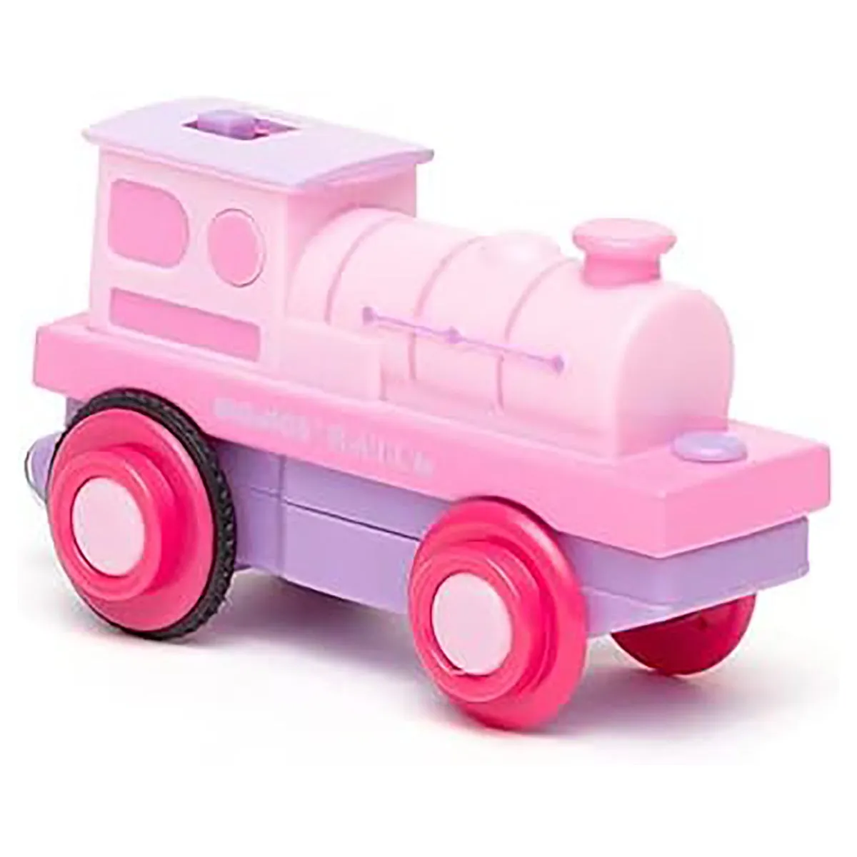 Bigjigs Rail Powerful Pink Loco Battery Operated Engine