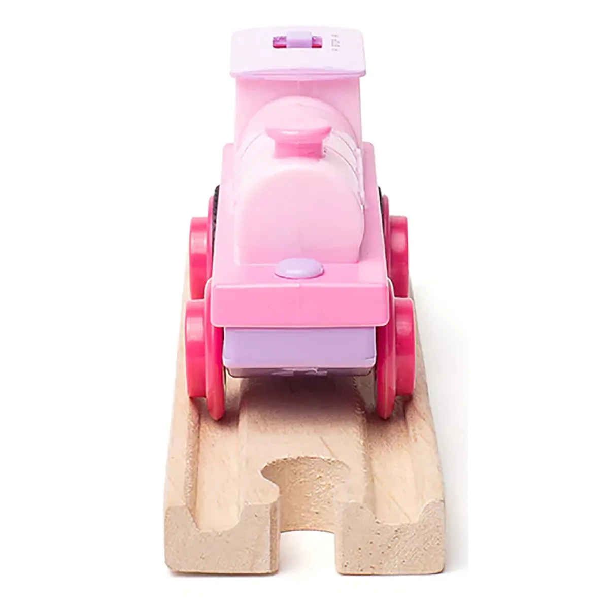 Bigjigs Rail Powerful Pink Loco Battery Operated Engine