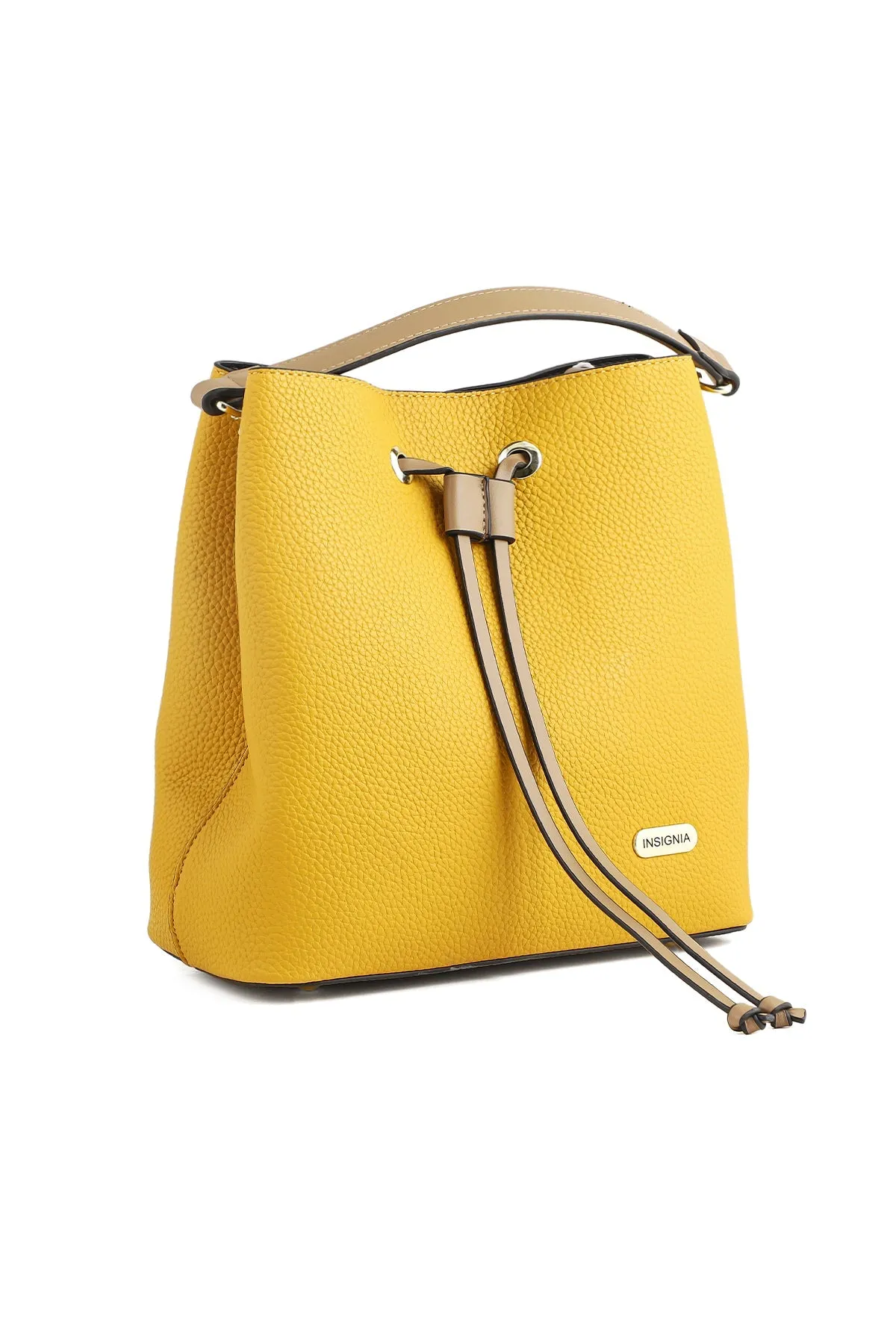 Bucket Hand Bags B14982-Yellow