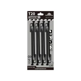 Campingmoon Black Carbon Peg 8 pcs - 20CM