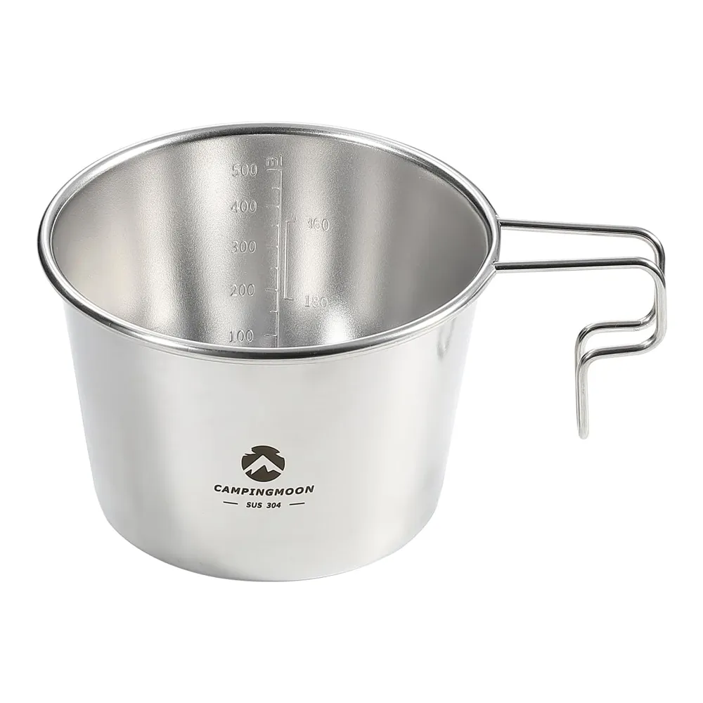 Campingmoon Stainless Steel Sierra Cup Deep Large 600ml