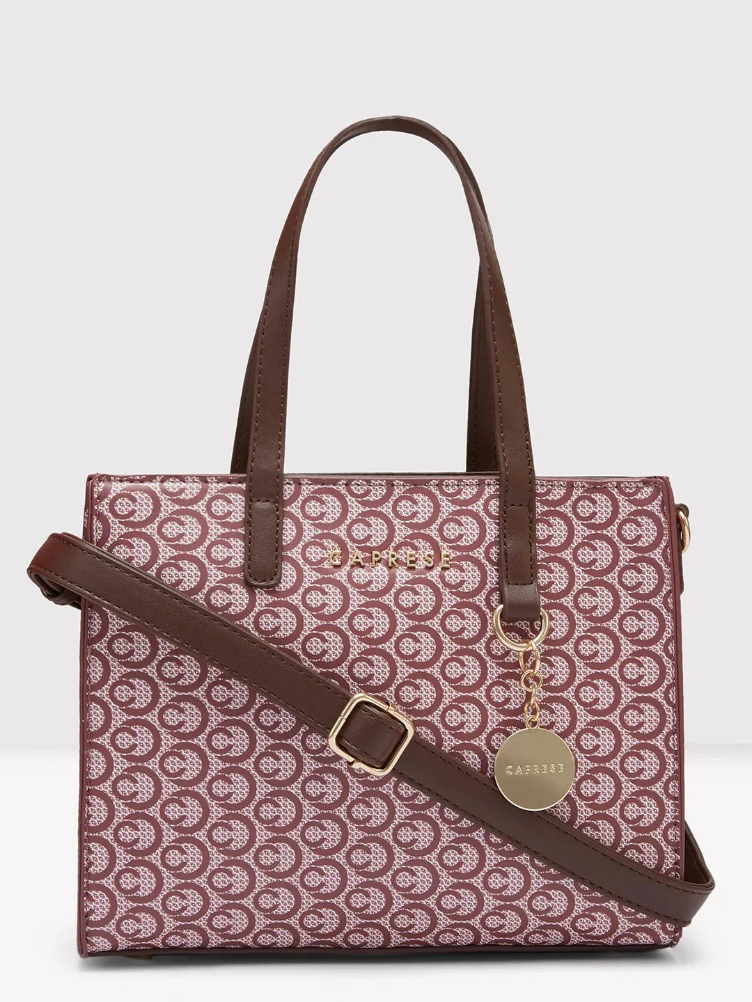 Caprese Callie Satchel Medium Brown