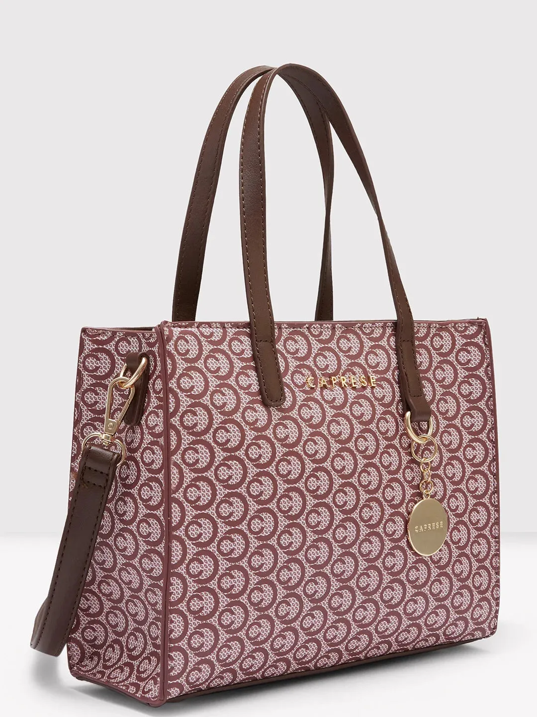 Caprese Callie Satchel Medium Brown