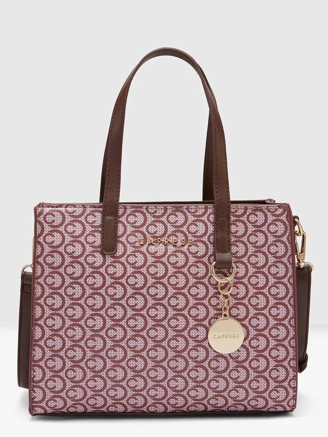 Caprese Callie Satchel Medium Brown