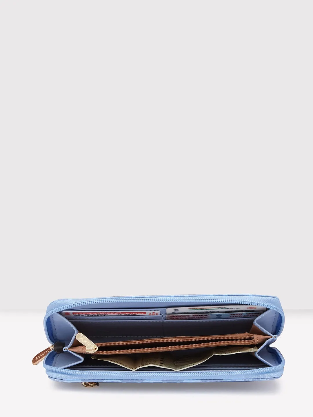 Caprese Cleo Wallet Medium Powder Blue