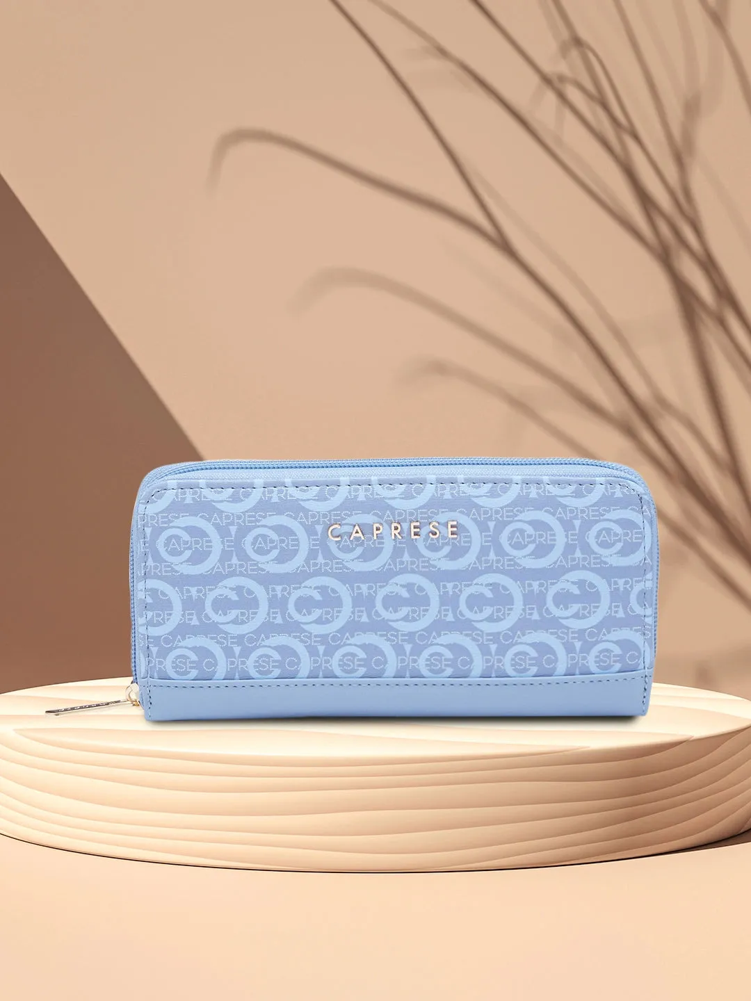 Caprese Cleo Wallet Medium Powder Blue