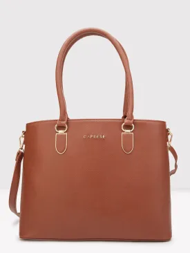 Caprese Demi Tote Large Tan