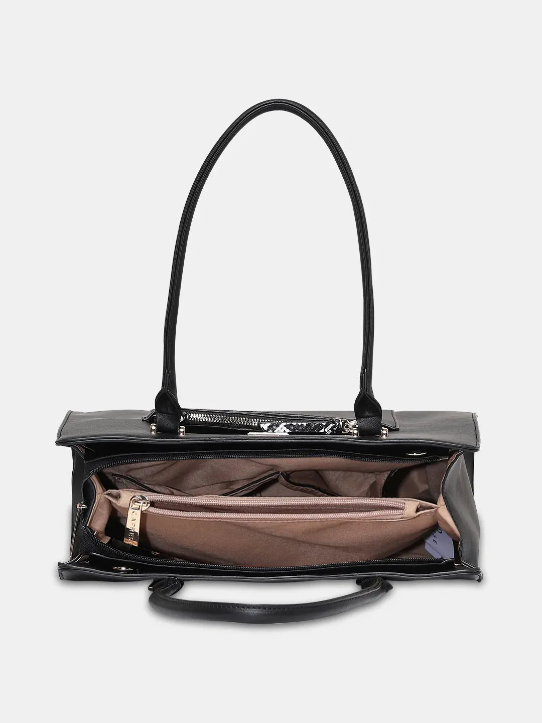 Caprese Ellis Satchel Large Black