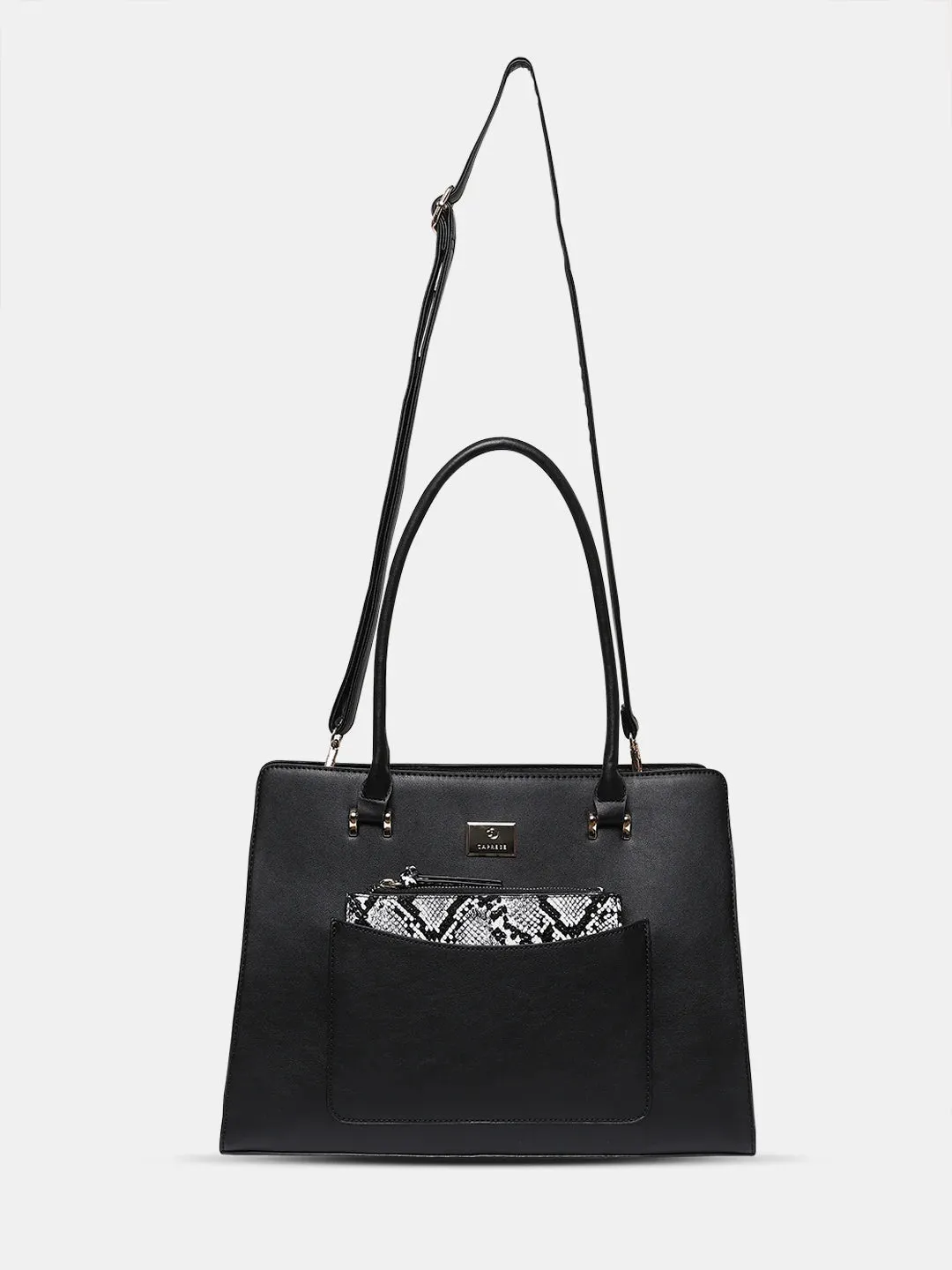 Caprese Ellis Satchel Large Black