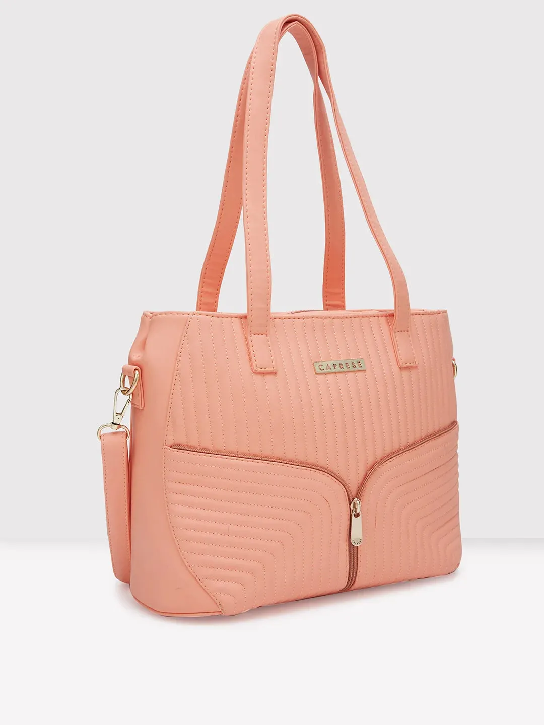 Caprese Marvel Satchel Medium Coral