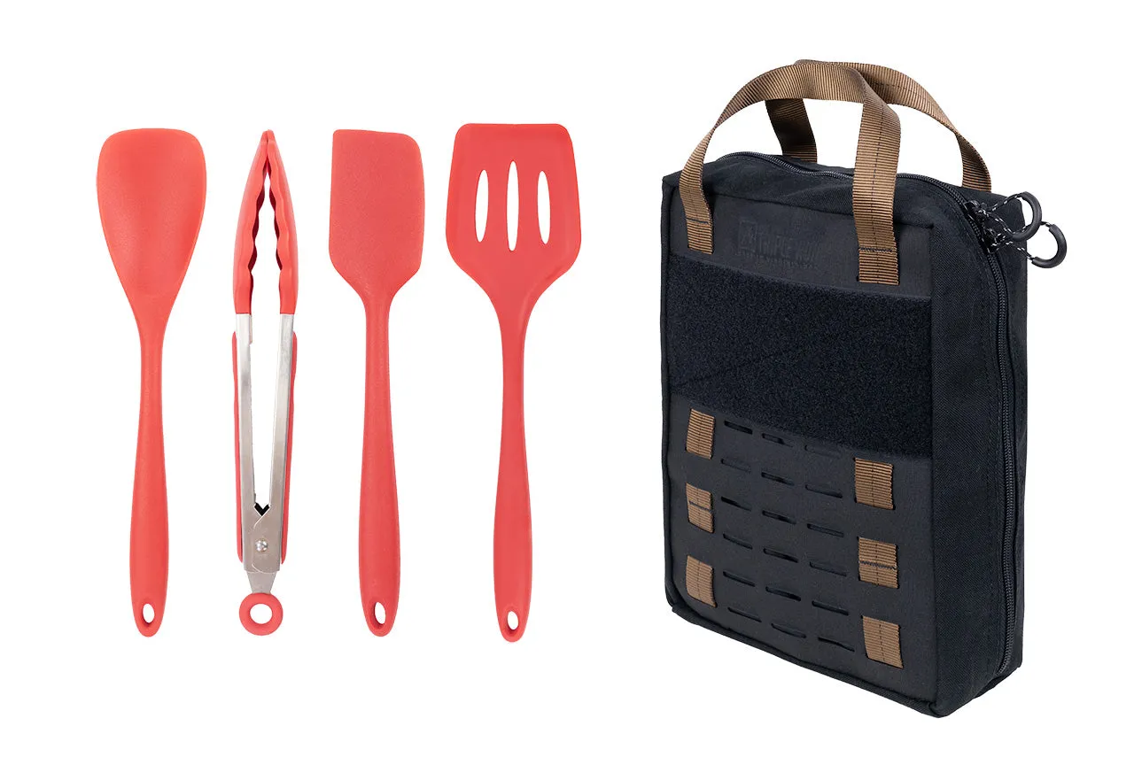 Cooking Kit Bag & Utensils Bundle