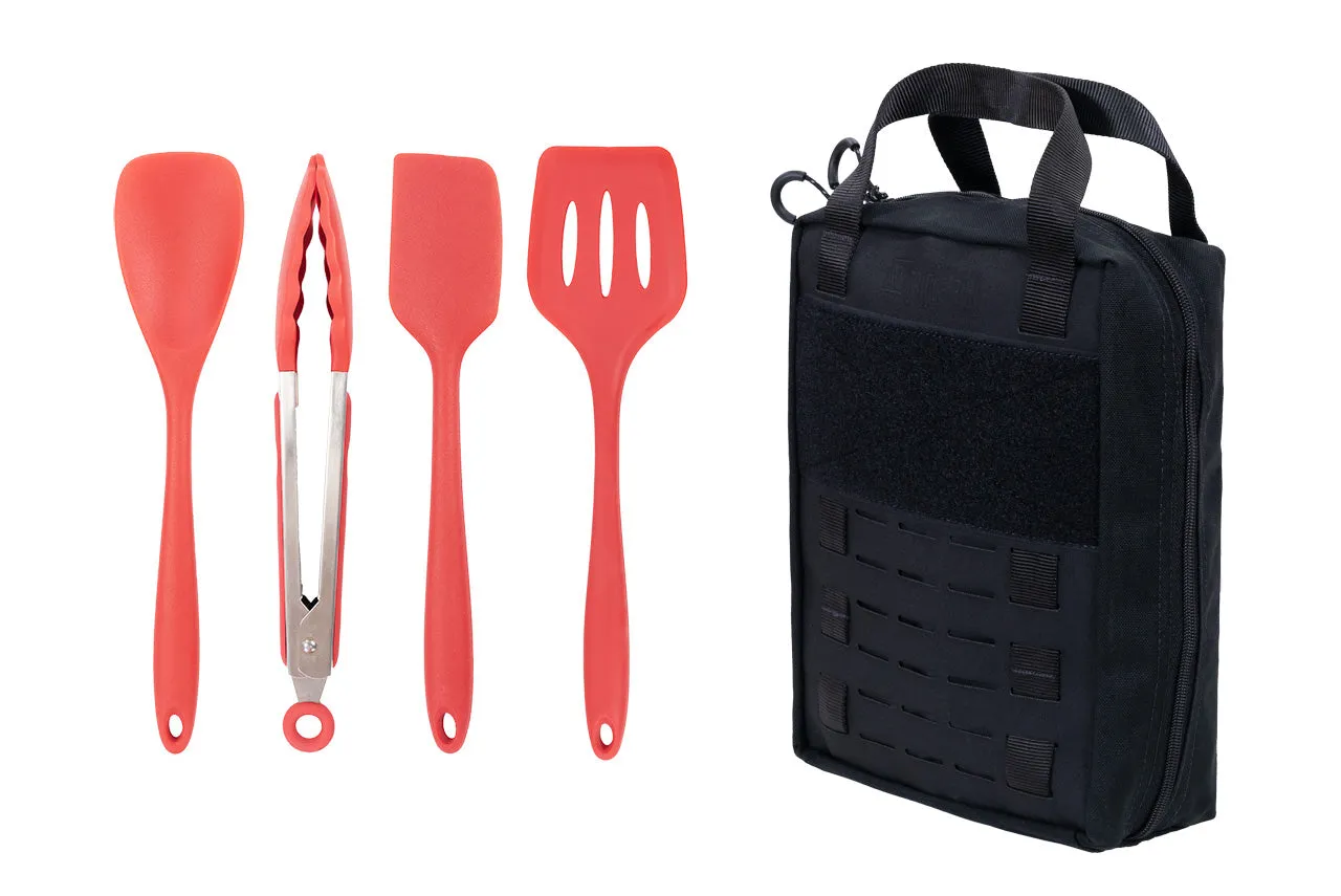 Cooking Kit Bag & Utensils Bundle