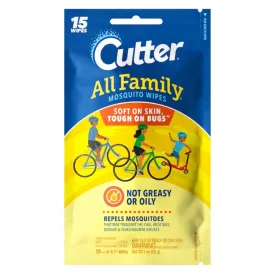 Cutter® All Family Mosquito Wipes