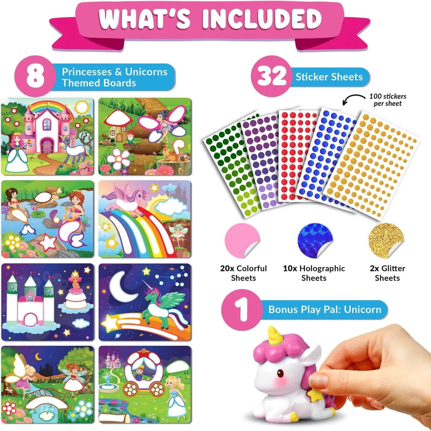 Dot it!: Unicorns & Princesses