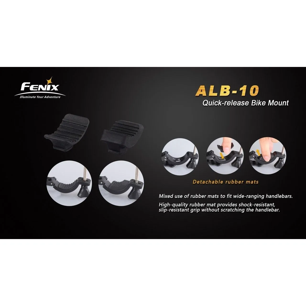 Fenix ALB-10 Quick Release Bicycle Mount