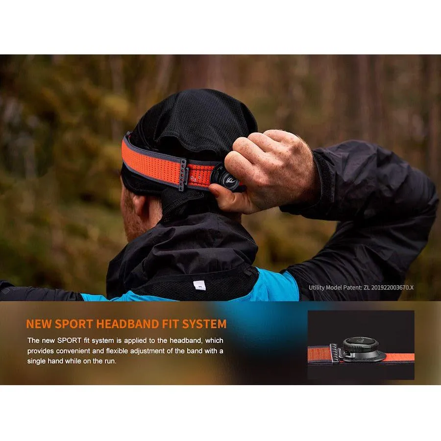 Fenix HM65R-DT 1500 Lumens Trail Running Rechargeable Headtorch - Black