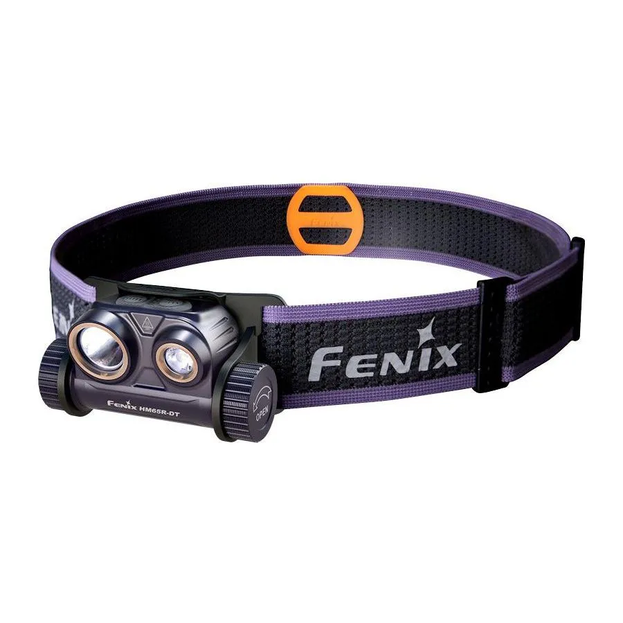 Fenix HM65R-DT 1500 Lumens Trail Running Rechargeable Headtorch - Dark Purple