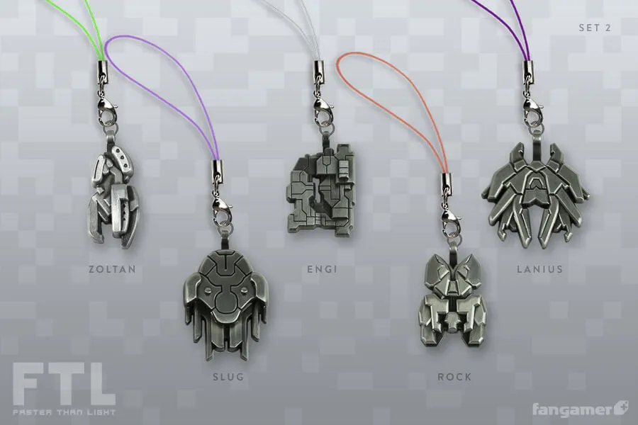 FTL Ship Charms Complete Set