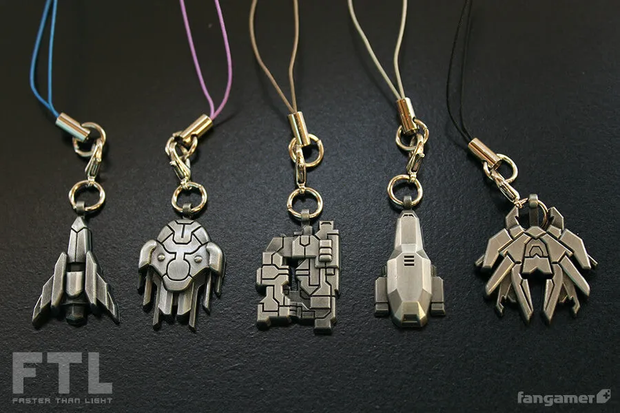 FTL Ship Charms Complete Set