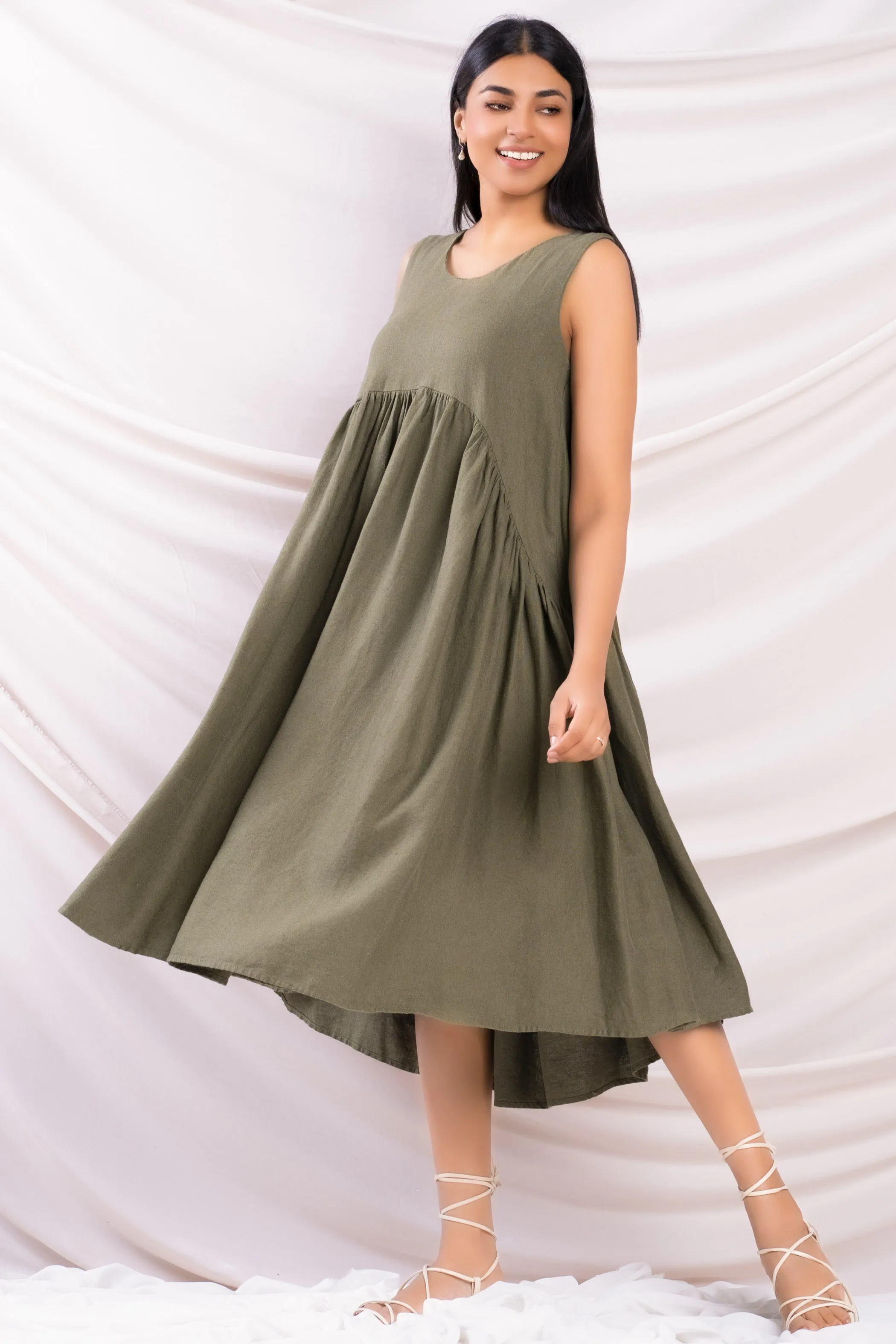 Green Tent Dress