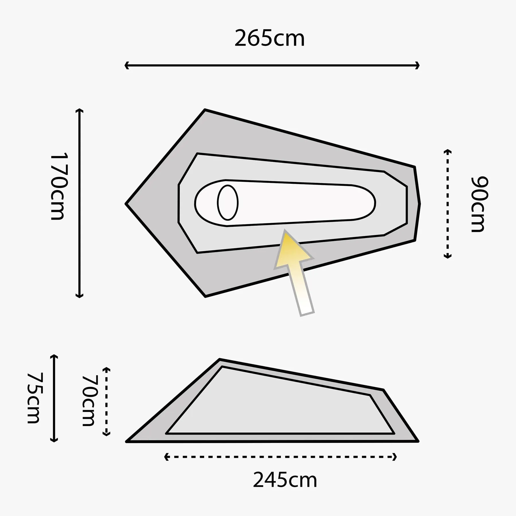 Highlander Blackthorn 1 Man Tent