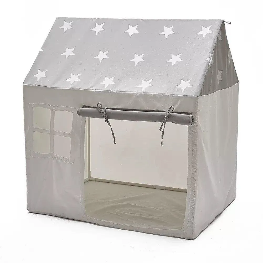 HYGGE White Stars Grey Play Tent