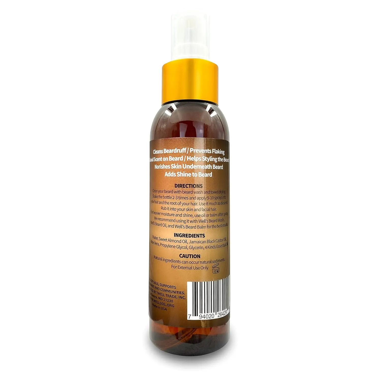 Mega Growth Beard Spray 4oz