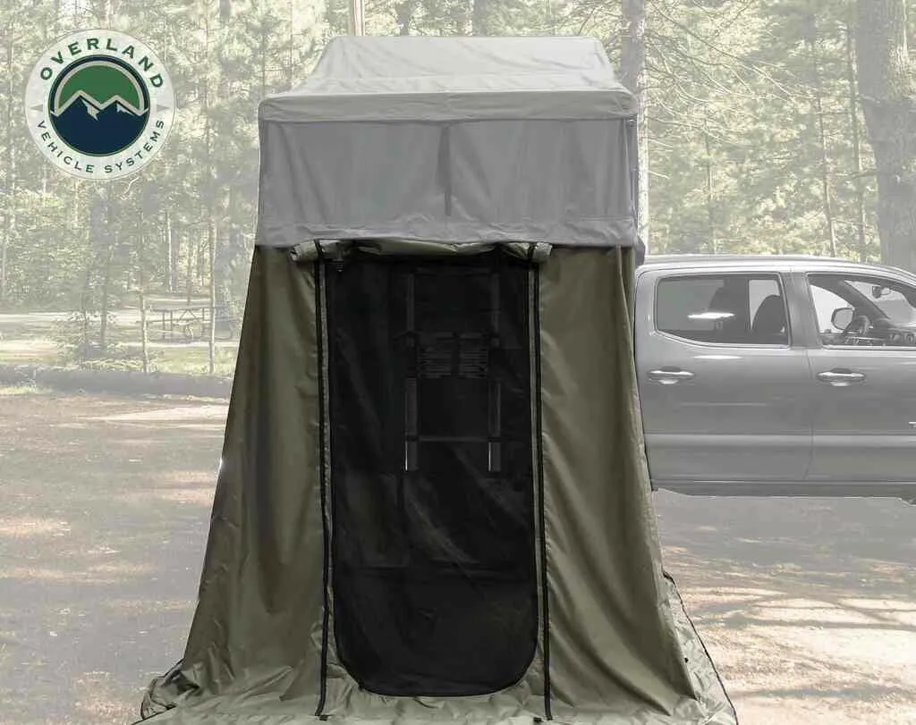 Nomadic 4 Roof Top Tent Annex Green Base With Black Floor & Travel Cover