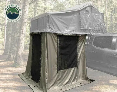 Nomadic 4 Roof Top Tent Annex Green Base With Black Floor & Travel Cover