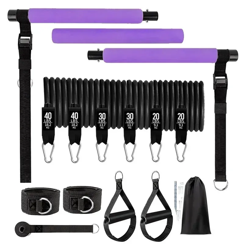 Portable Pilates Bar workout Kit