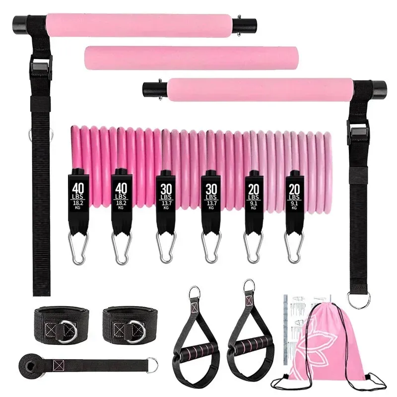 Portable Pilates Bar workout Kit