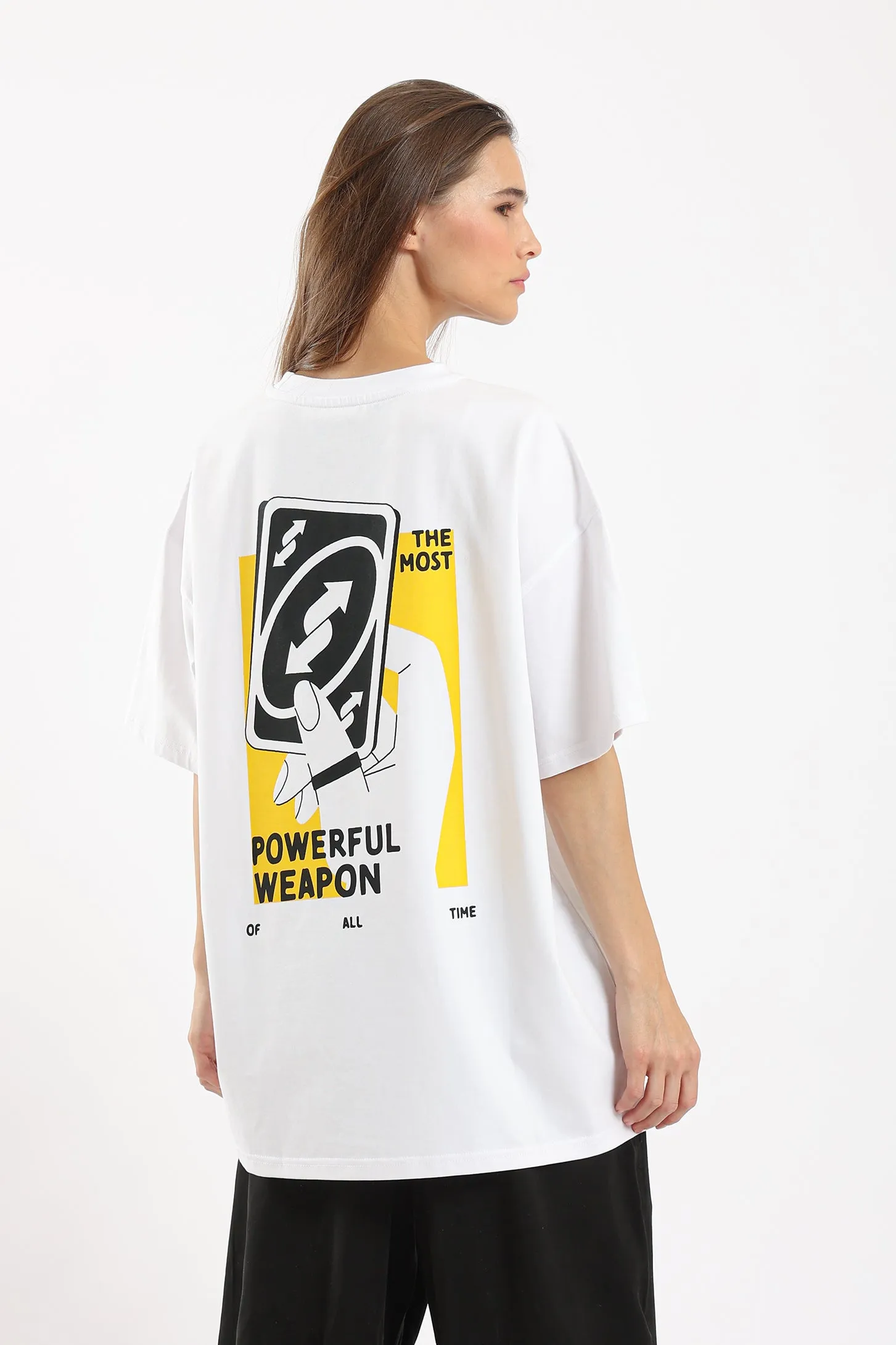 POWERFUL WEAPON OVERSIZED UNISEX TEE