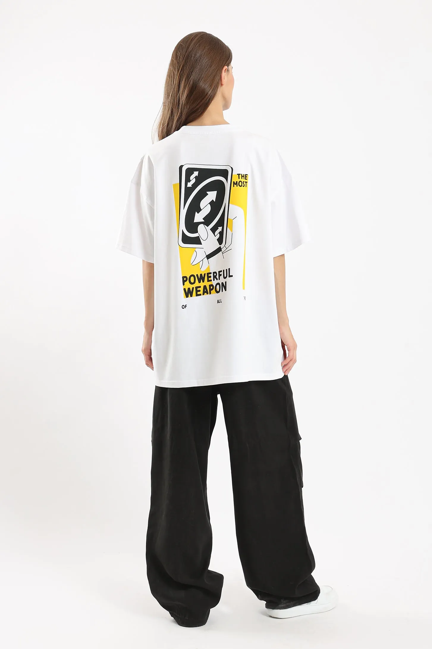 POWERFUL WEAPON OVERSIZED UNISEX TEE