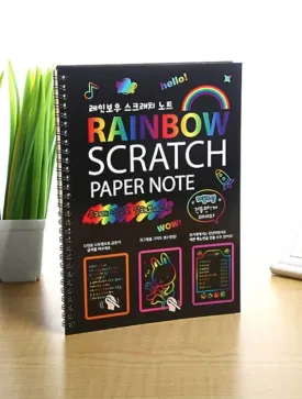 Rainbow Scratch Paper