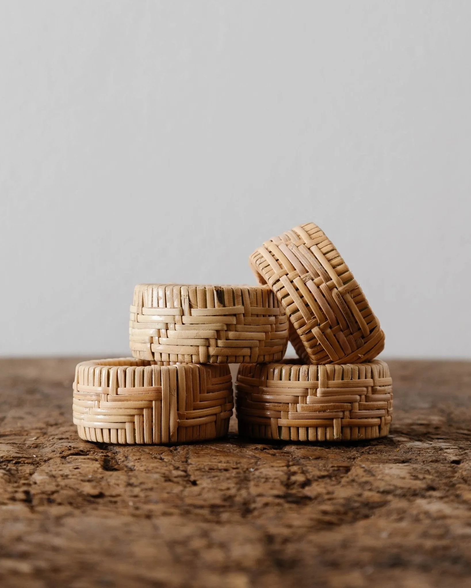 Rattan Napkin Rings (Set of 4)