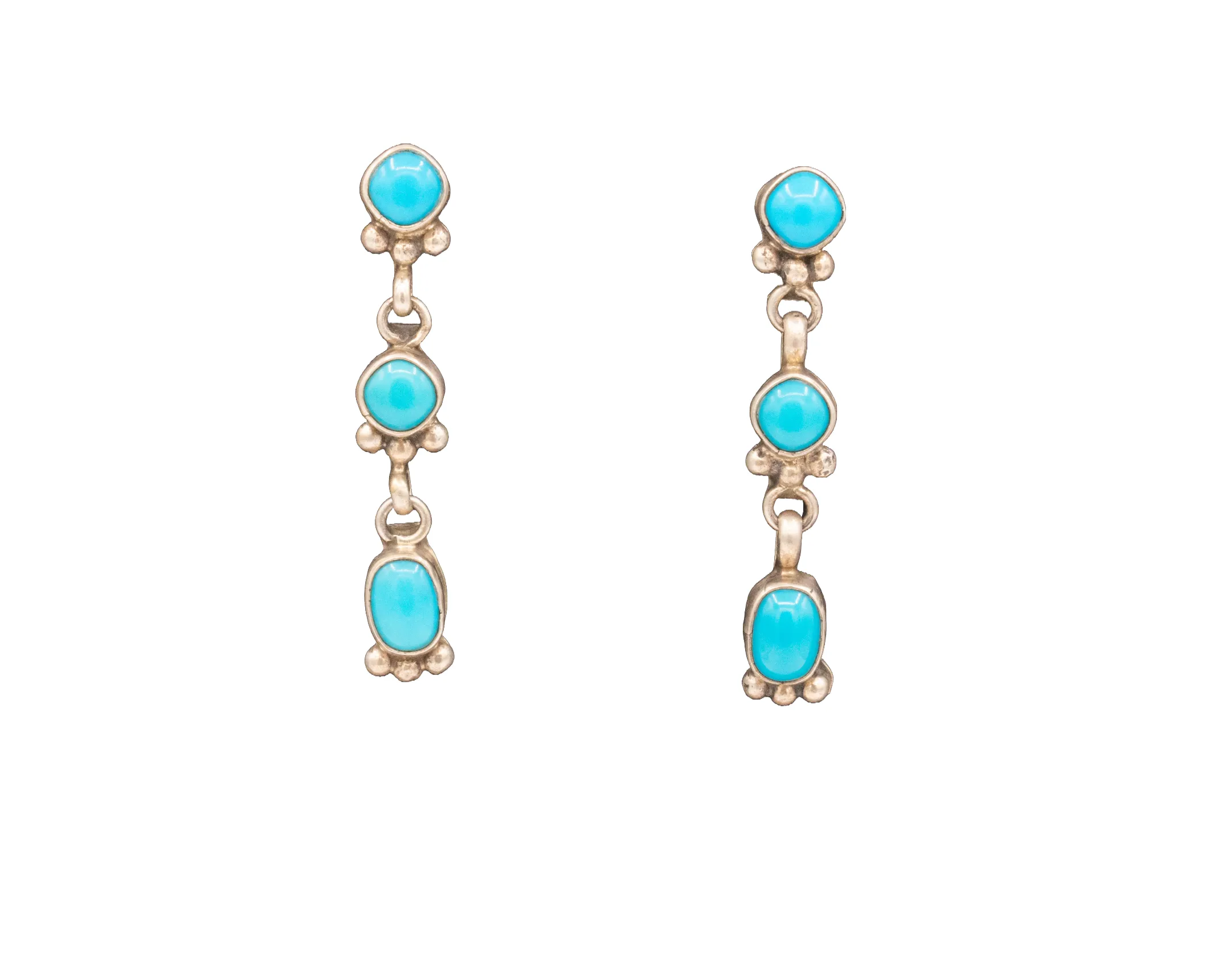 Sleeping Beauty Turquoise Earrings | Artisan Handmade