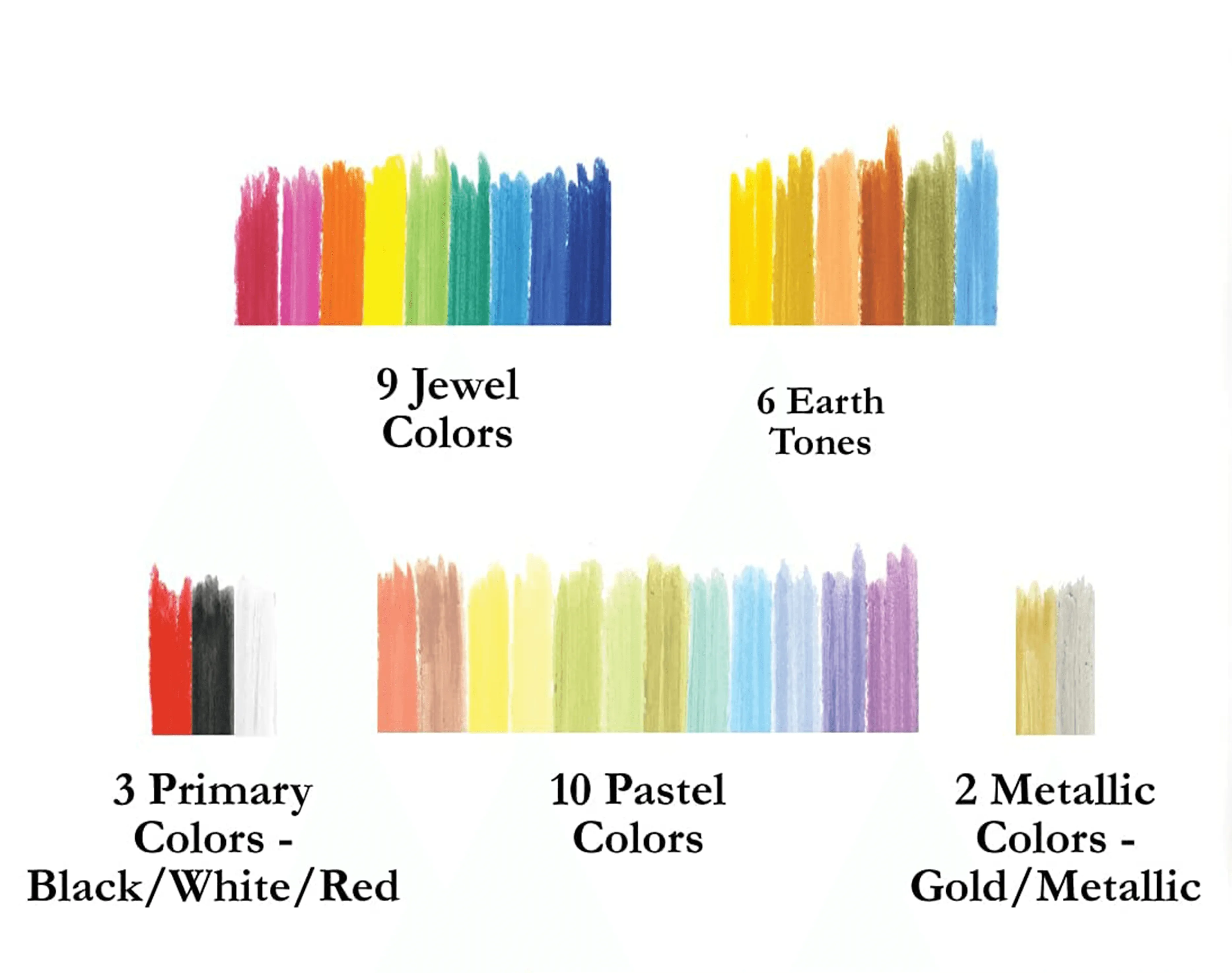 Tempera Paint Sticks - Set of 30