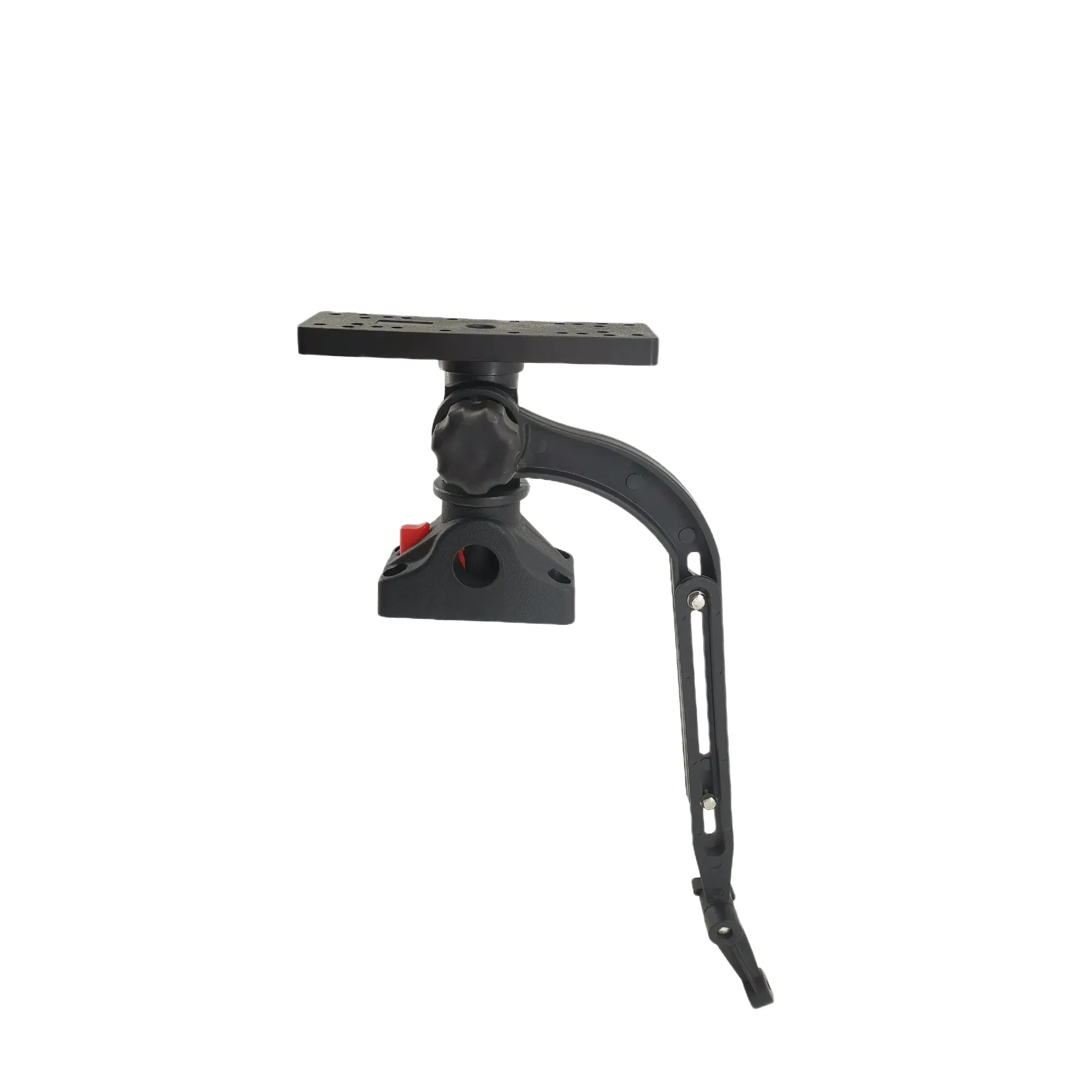 Universal Compact Portable Transducer Arm & Fishfinder Mount (Base Mounted)